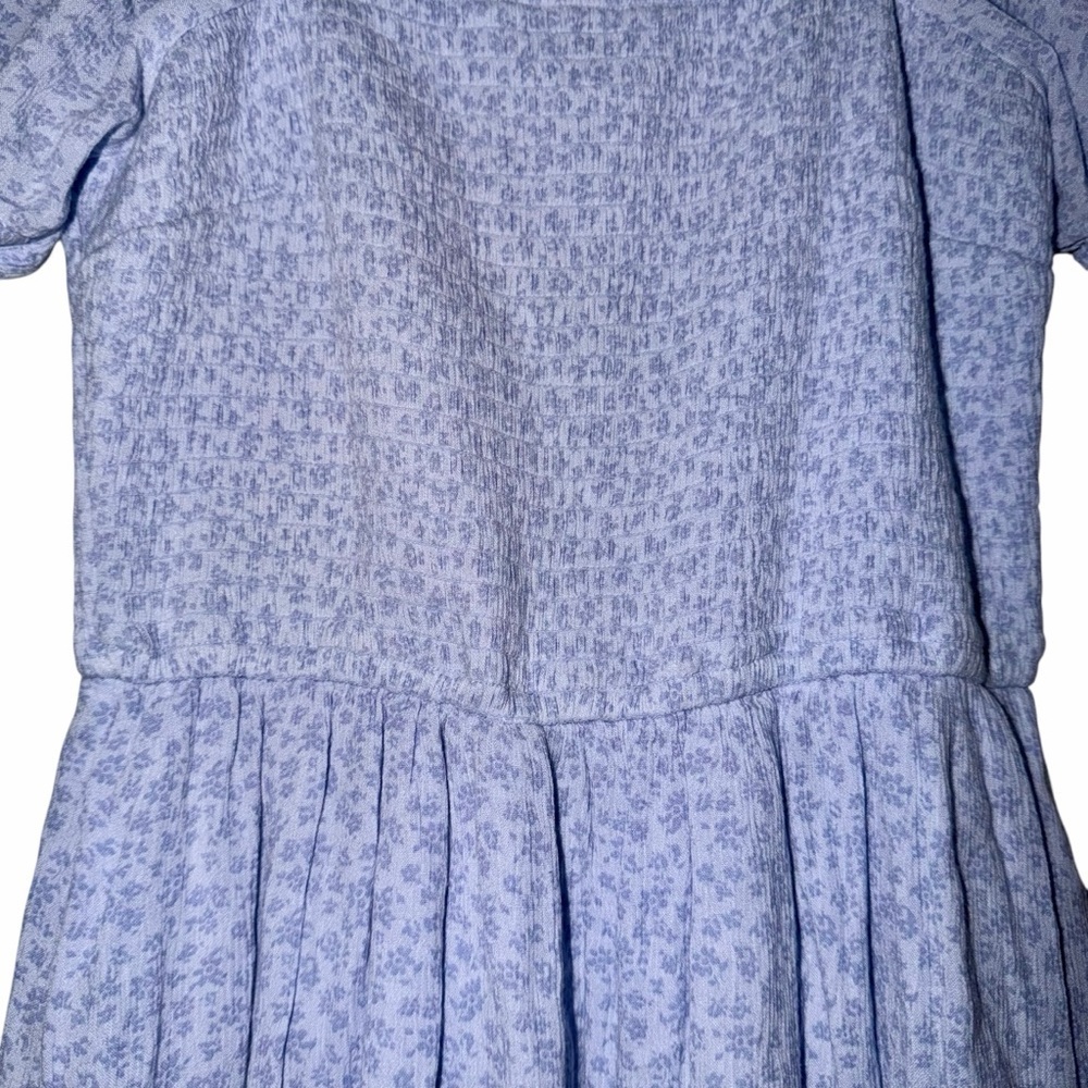 Hollister Smocked Mini Dress Size Medium - Picture 3 of 6